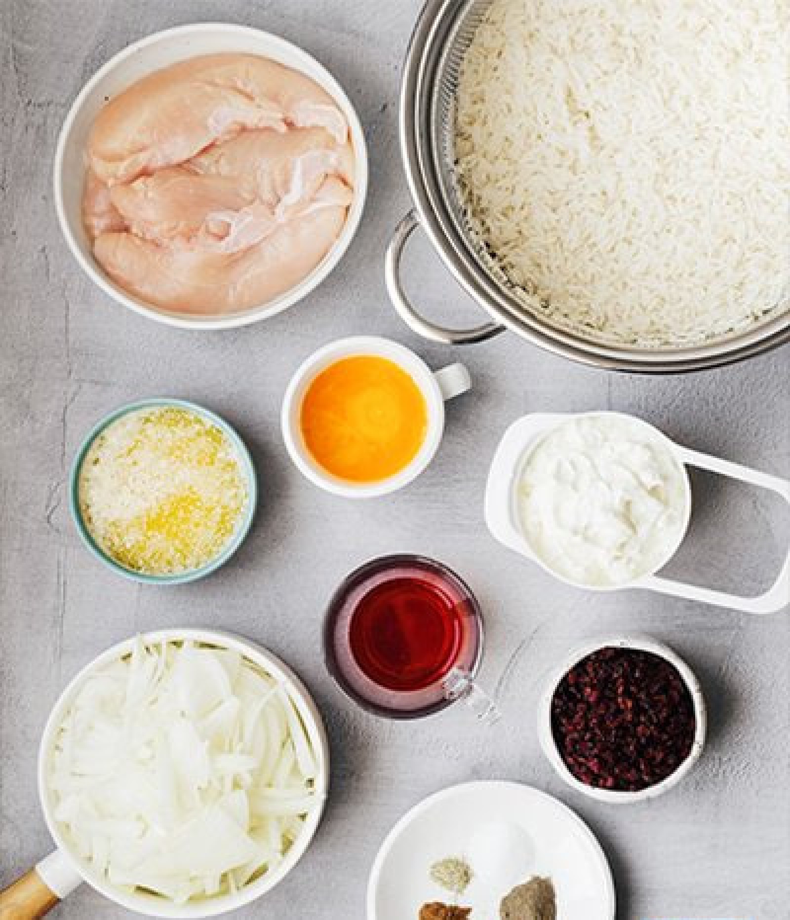 مواد لازم ته چین مرغ