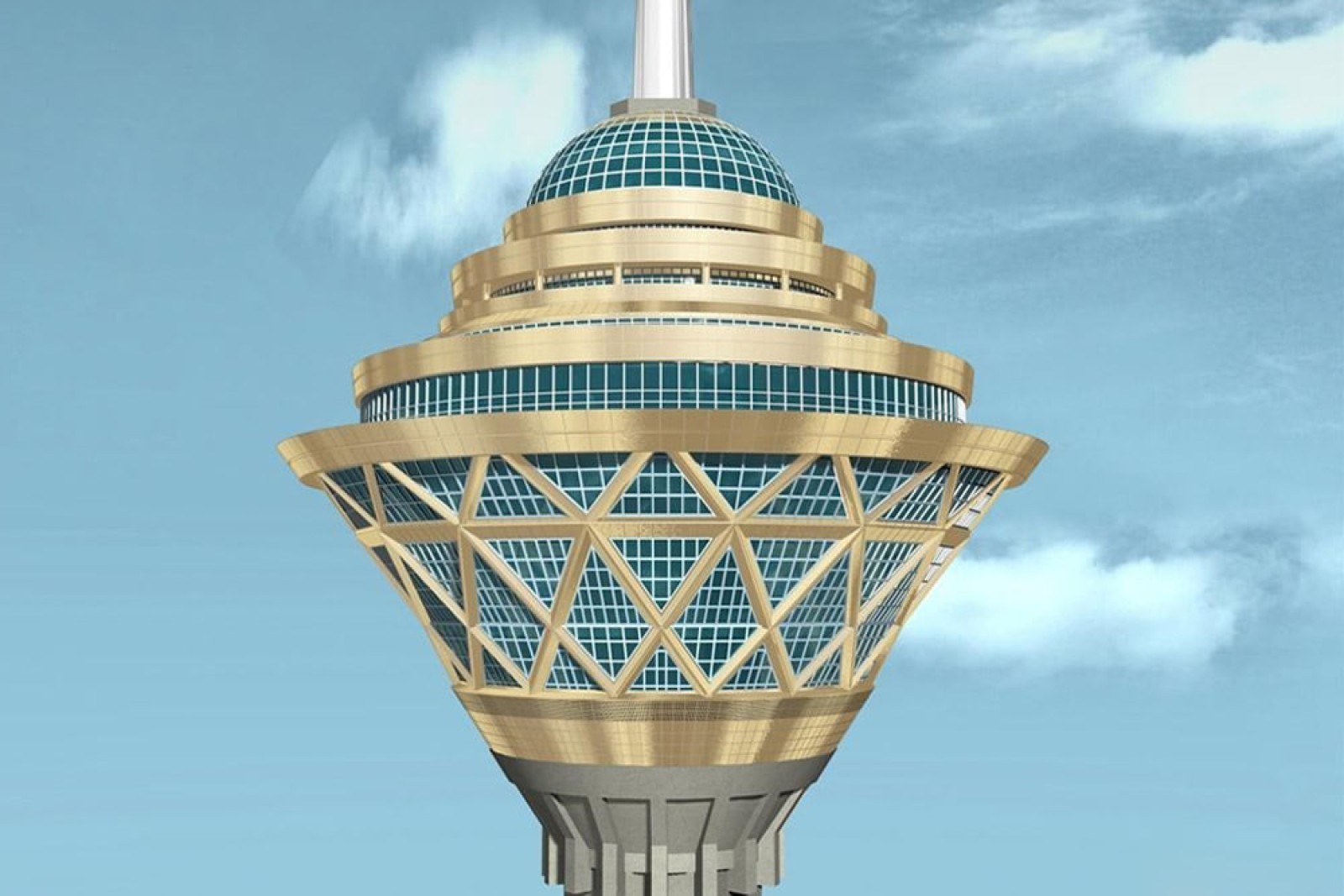 معماری برج میلاد