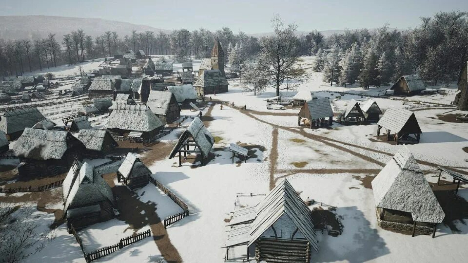 ساختمان‌های خدماتی، لجستیک و زیرساختmanor lords